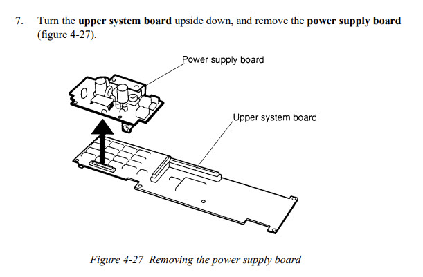 Power Board & System Board Toshiba T4700CT